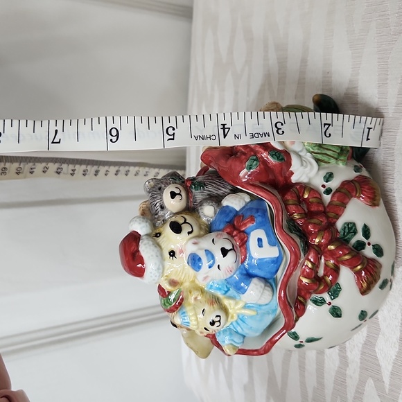 Fitz And Floyd, Holiday Elf, Candy Dish, Lidded Box - Picture 14 of 15